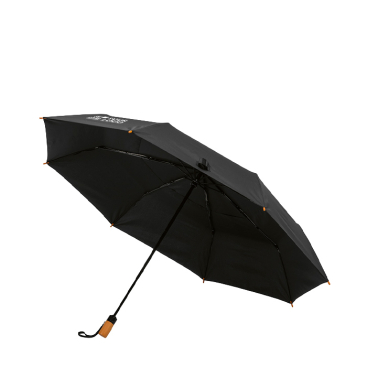 Guarda-chuva dobrável automático plástico reciclado antitempestade ø119