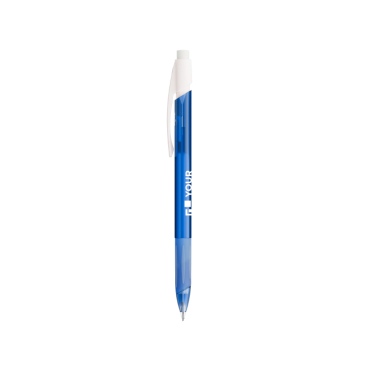 Lapiseira de plástico BIC® com clip resistente e mecanismo retrátil