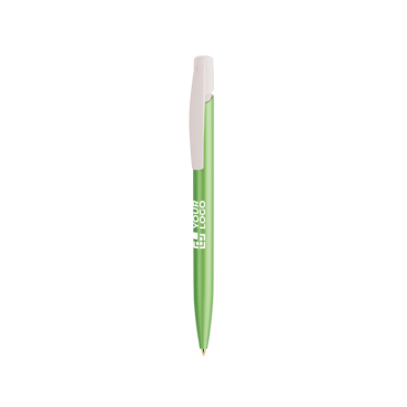 Caneta de plástico com clip robusto e tinta azul Media Clic Glacé BIC®