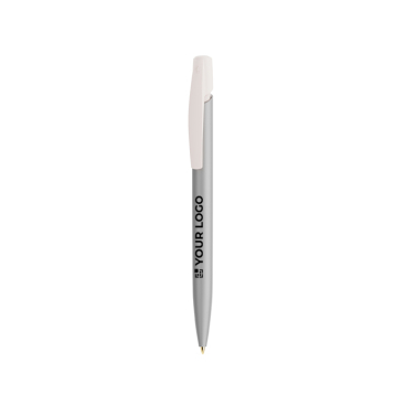 Caneta plástico com clip robusto e tinta preta Media Clic Glacé BIC®