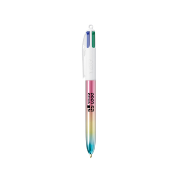 Caneta de plástico com estilo degradé e tinta de 4 cores Gradient BIC®