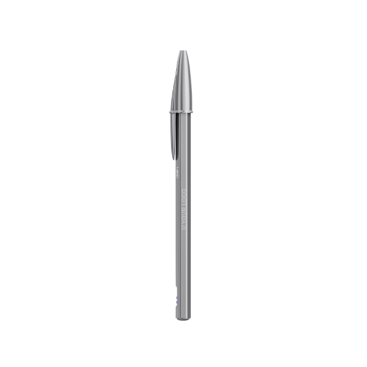 Caneta metálica mate recarregável com tinta preta Cristal® ReNew BIC®
