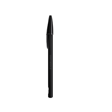 Caneta metálica recarregável e escrita preta Cristal® Re’New Black BIC®