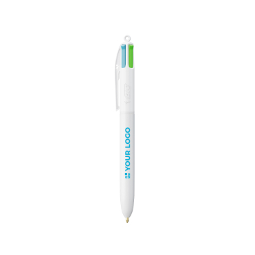 Esferográfica de plástico BIC® com tinta de 4 cores originais
