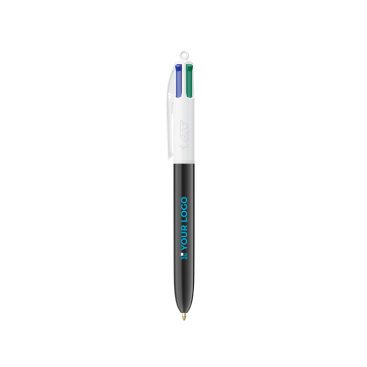 Caneta de plástico reciclado fabricada na UE com tinta de 4 cores BIC®