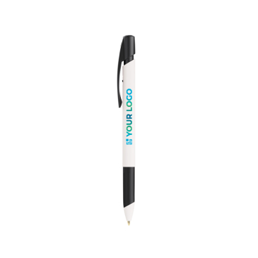 Caneta de plástico reciclado com grip macio e tinta azul BIC®