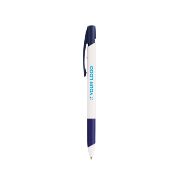 Caneta de plástico reciclado com grip suave e tinta preta BIC®