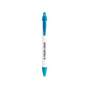 Caneta BIC® de plástico reciclado com corpo largo e tinta azul