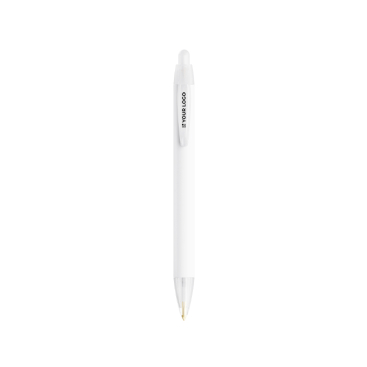 Caneta de plástico reciclado com perfil largo e tinta preta BIC®