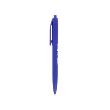 Caneta de plástico com mecanismo retrátil e escrita azul BIC®