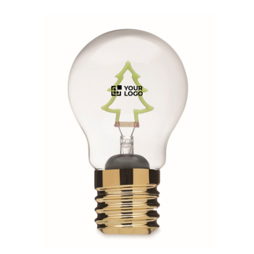 Lâmpada LED decorativa com design de filamento e a pilhas