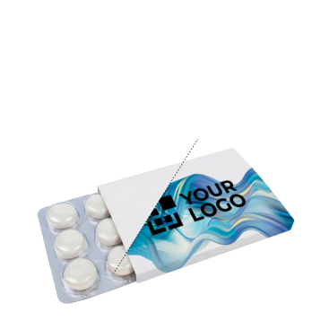Pastilhas elásticas Mentos sem açúcar em pack de 12 unidades menta
