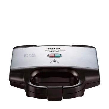 Grelhador de contacto com placas antiaderentes e fecho seguro Tefal