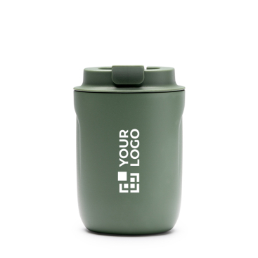 Copo térmico de aço inoxidável com base antideslizante 250 ml