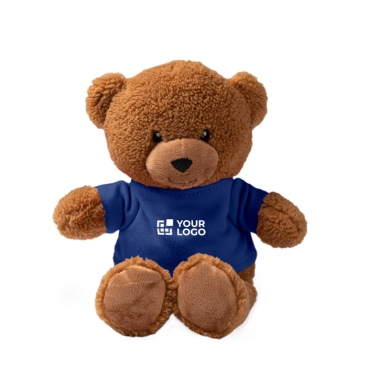 Urso de peluche com t-shirt de poliéster e toque ultramacio