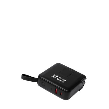 Bateria externa 3 em 1 com carregamento rápido sem fios 15W 10.000 mAh