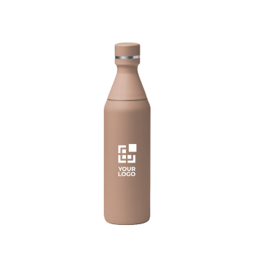 Garrafa térmica de aço inoxidável com dupla abertura e tampa 550ml