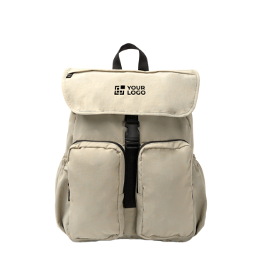 Mochila de nylon com compartimento amplo e fecho com cordão PC 15''