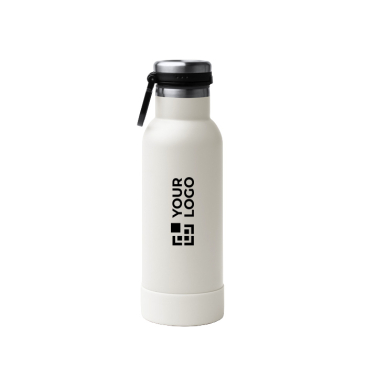Garrafa em aço inoxidável reciclado com botão de abertura 480ml