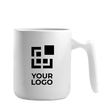 Caneca cerâmica pega ergonómica e acabamento exterior brilhante 350ml
