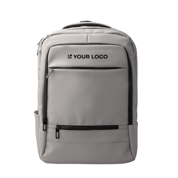 Mochila executiva em pele sintética com bolso duplo acolchoado 17''