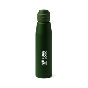 Garrafa em aço inoxidável de 750ml com fecho antigota reforçado