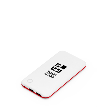 Powerbank bicolor com indicador luminoso de carga 10 000 mAh
