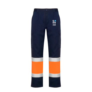 Calças de trabalho de alta visibilidade com bolsos 200 g/m2 Roly Naos 