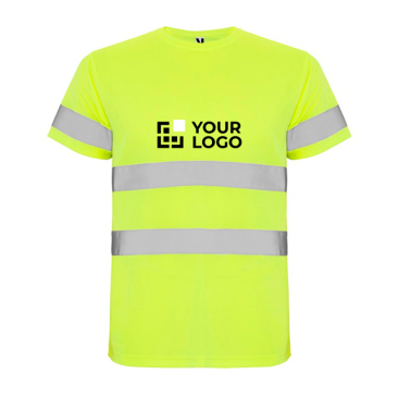 T-shirt técnica de trabalho de alta visibilidade 130 g/m2 Roly Delta 