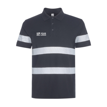 Polo unissexo de manga curta de alta visibilidade 220 g/m2 Roly Foran