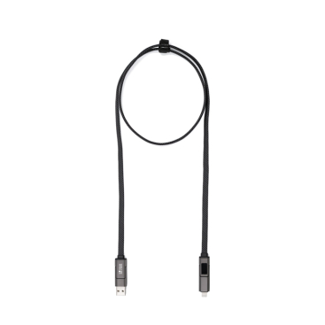 Cabo 4 em 1 com carga rápida BrandCharger 65 W 120 cm