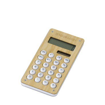 Calculadora de secretária com painel solar e jogo na parte de trás