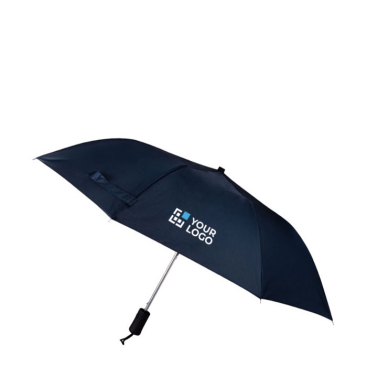 Guarda-chuva pongee automático com cabo de borracha  Ø90