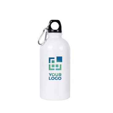 Garrafa de aço reciclado com mosquetão para sublimação 500 ml