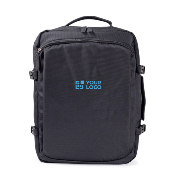 Mochila de viagem compatível com trolley e portátil 15''