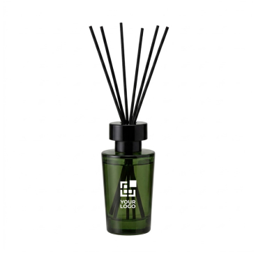 Difusor mikado aromático em frasco de vidro colorido 80ml