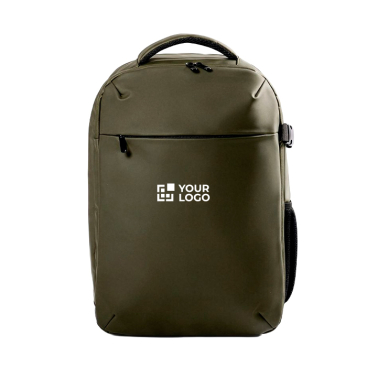 Mochila em PU com compartimento para portátil 14'' e bomba de vácuo 17L