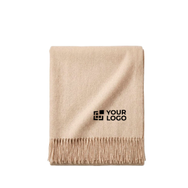 Manta grande de acrílico e viscose com acabamento suave 250g/m²
