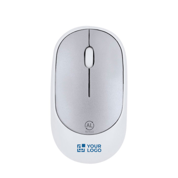 Rato sem fios ergonómico de ABS com certificação RCS para personalizar com logo