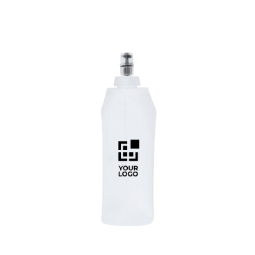 Garrafa dobrável flexível, acabamento mate com tampa doseadora 250 ml