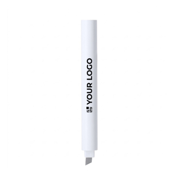 Caneta x-ato de plástico com acabamento mate e tinta azul