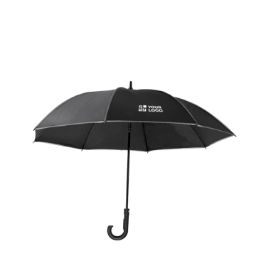 Guarda-chuva antivento com rebordos refletores nas bordas Ø120