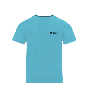 T-shirt técnica de poliéster, manga curta para criança 135 g/m²