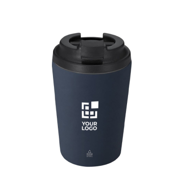 Copo térmico em aço inoxidável reciclado com fecho hermético 350ml
