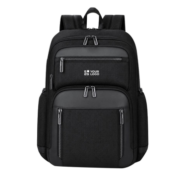 Mochila de poliéster para portátil com vários compartimentos 15''