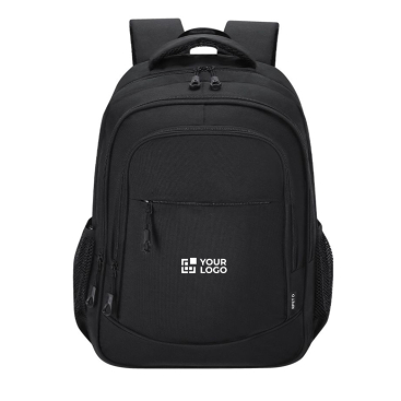 Mochila para portátil em RPET com 3 compartimentos com fecho 15''