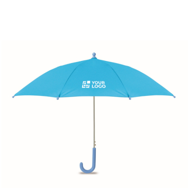 Guarda-chuva de poliéster 190T, abertura automática, para criança Ø46