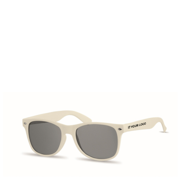 Óculos de sol de sol UV400 com armação de SEAQUAL® e lentes pretas