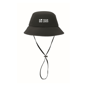 Chapéu à pescador dobrável de nylon impermeável FPU50+