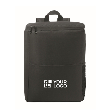 Mochila térmica de poliéster com capacidade de 11 L